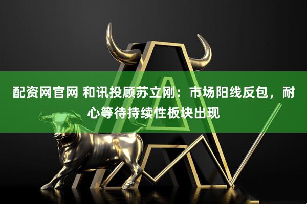 配资网官网 和讯投顾苏立刚：市场阳线反包，耐心等待持续性板块出现